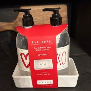 Rae Dunn XOXO Soap Set